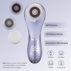 Gaurins charging cable and base displaying rechargeable battery convenience