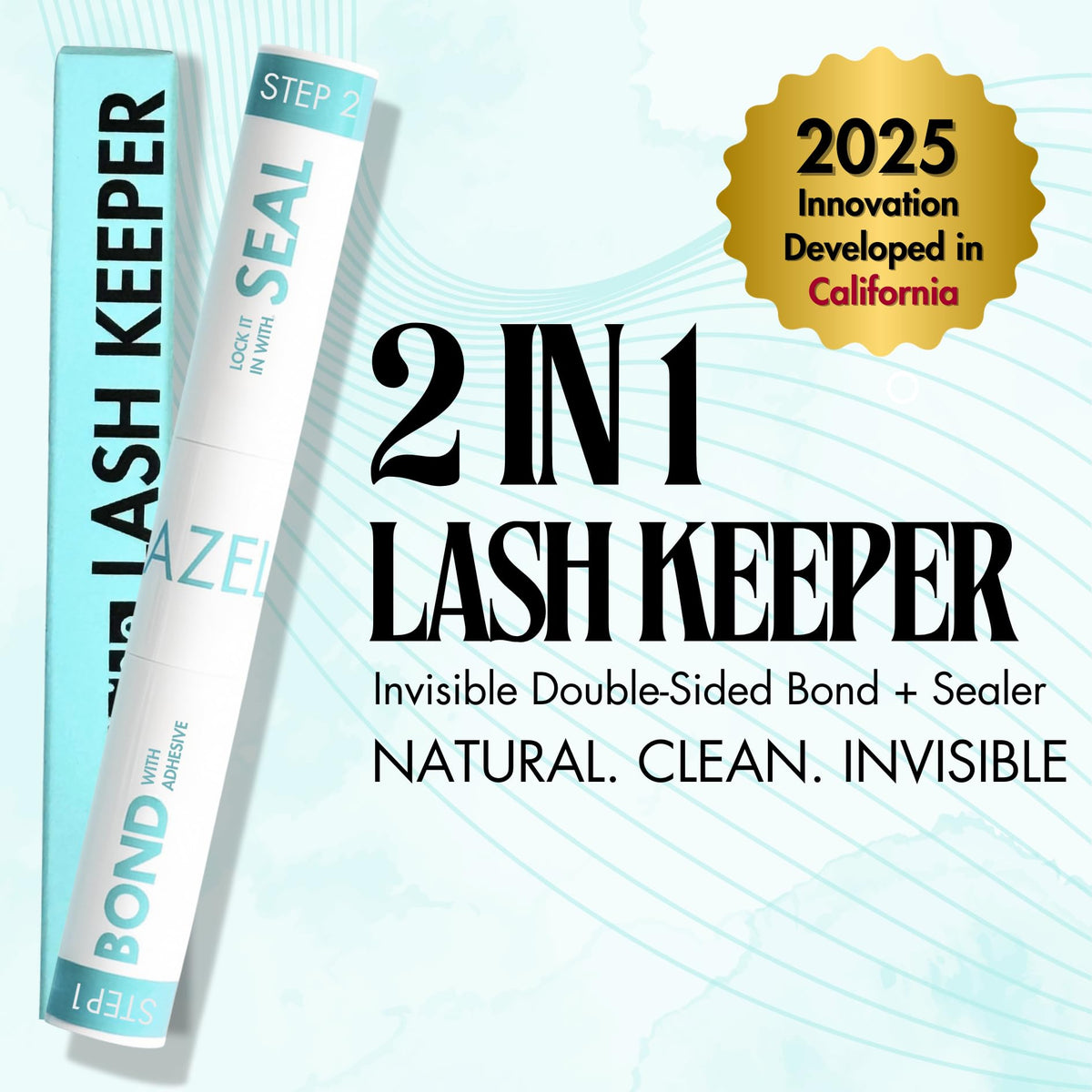 Gazelle removing lashes gently with oil-free remover to protect lashes
