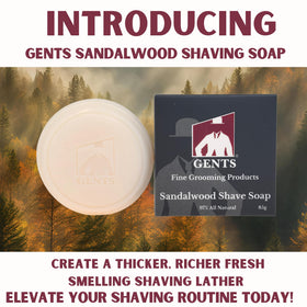 G.B.S close-up of soap texture highlighting creamy consistency for richer lather and smoother shave
