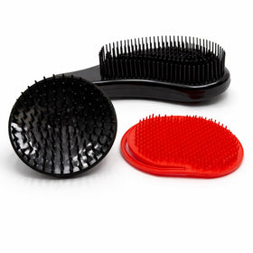 G.B.S close-up of flexible bristles reducing tugging and breakage