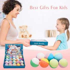 GDXINYES bath bomb held in hand showing actual size and child-friendly proportions