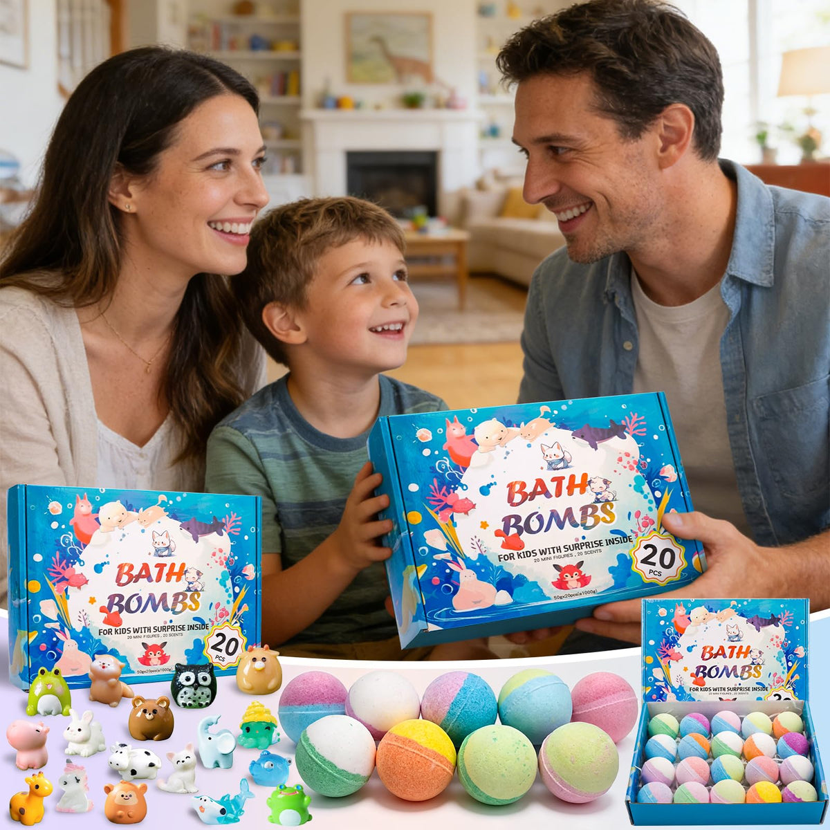GDXINYES toy revealed in tub as bath bomb dissolves, creating surprise and playful discovery