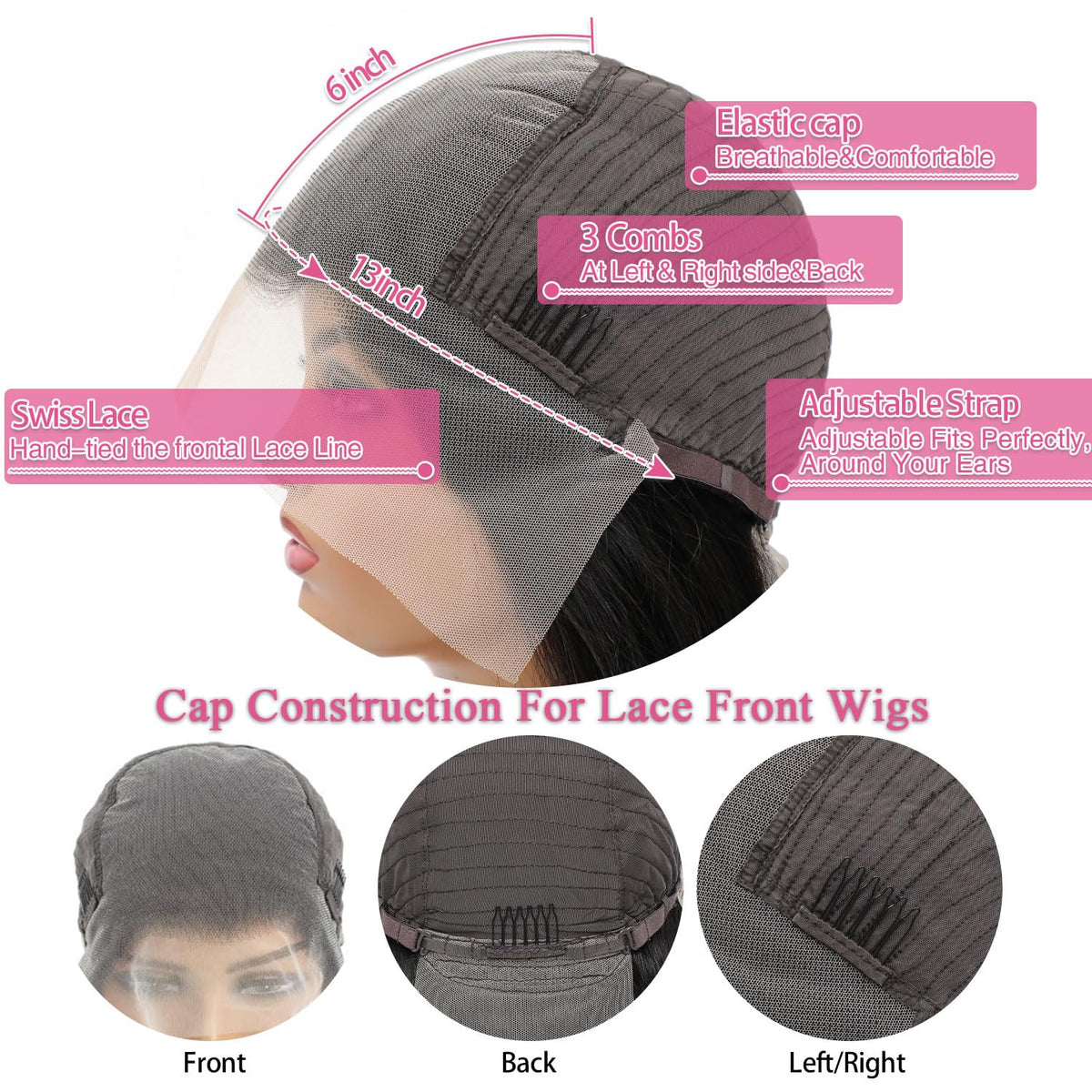 Gearina 30-inch wig on mannequin showing accurate length and scale advantage