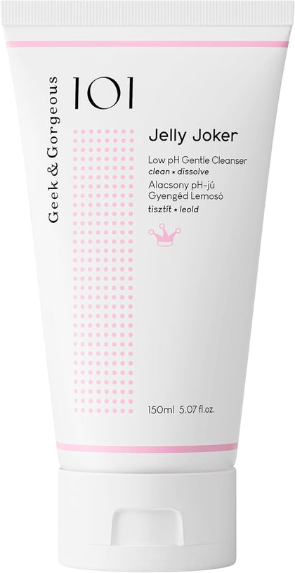 Geek & Gorgeous Jelly Joker front packaging showing bottle and label, clear product benefit