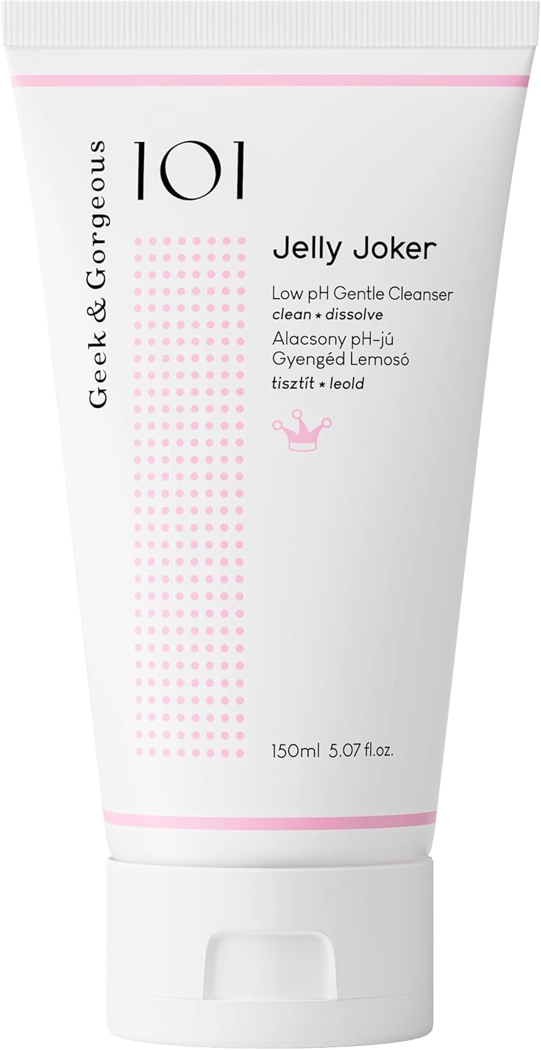 Geek & Gorgeous Jelly Joker front packaging showing bottle and label, clear product benefit