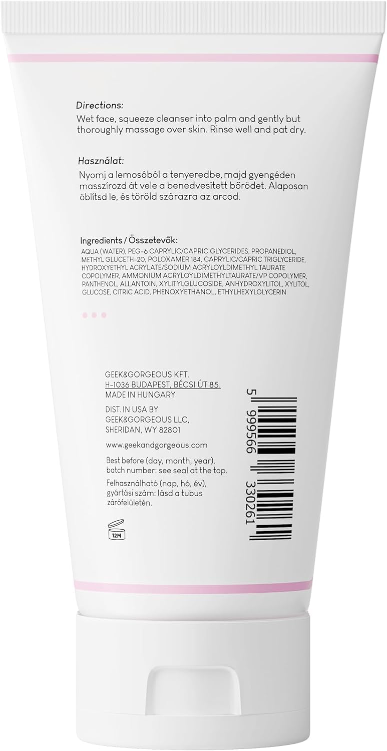Geek & Gorgeous Jelly Joker jelly texture close-up demonstrating gentle, hydrating gel