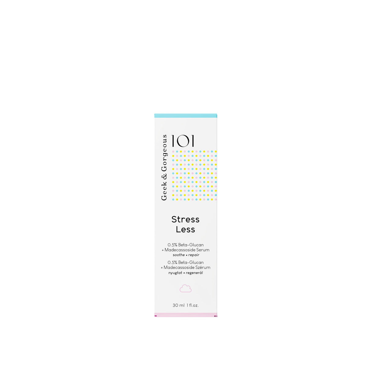Geek & Gorgeous serum on hand illustrating quick-absorbing hydration