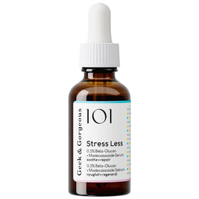 Geek & Gorgeous bottle with key ingredients beta-glucan and madecassoside