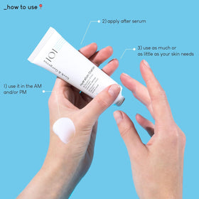 Geek & Gorgeous jar opened top view revealing silky gel consistency for easy application