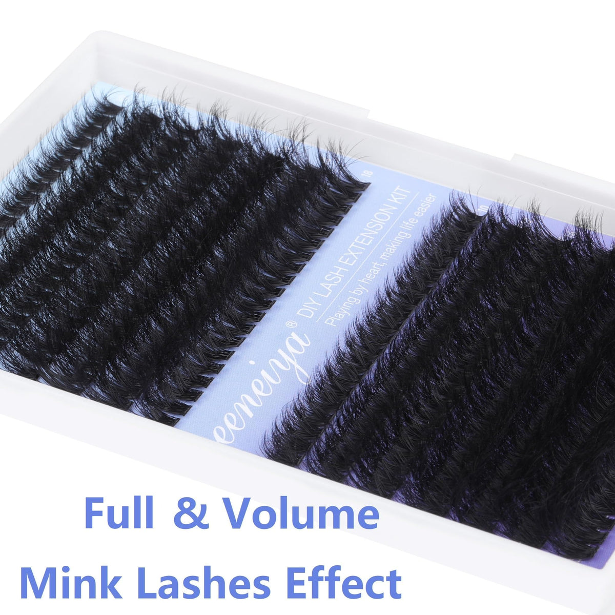 Geeneiya before and after lashes showing dramatic fuller lash transformation benefit
