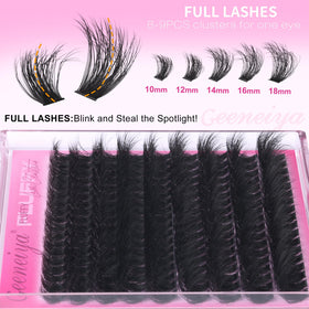 Geeneiya close-up of D-curved fibers highlighting natural lift benefit