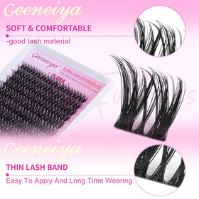 Geeneiya FLORA length spread 8–18mm showing customization options