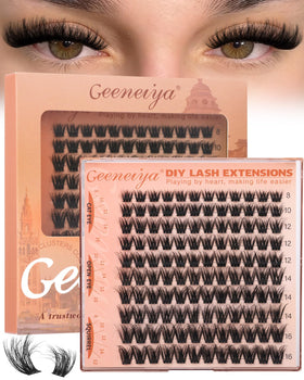 Geeneiya front packaging showing cluster tray and clear labeling for easy selection