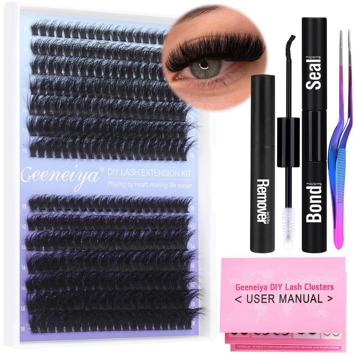 Geeneiya front packaging showing full kit and salon-ready contents