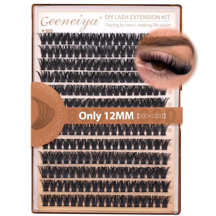 Geeneiya front packaging showing 12mm clusters and densities for quick selection