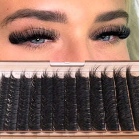 Geeneiya applied with tweezers illustrating DIY placement and precision benefit