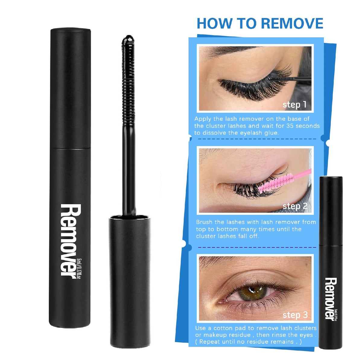 Geeneiya lash bond and seal bottle delivering reliable hold