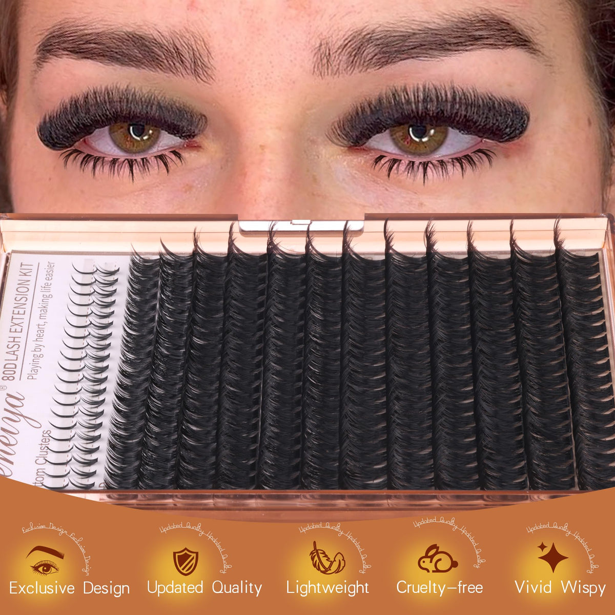Geeneiya detailed view of matte black bottom clusters offering natural definition