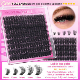 Geeneiya spike and bottom clusters mixed for creative looks