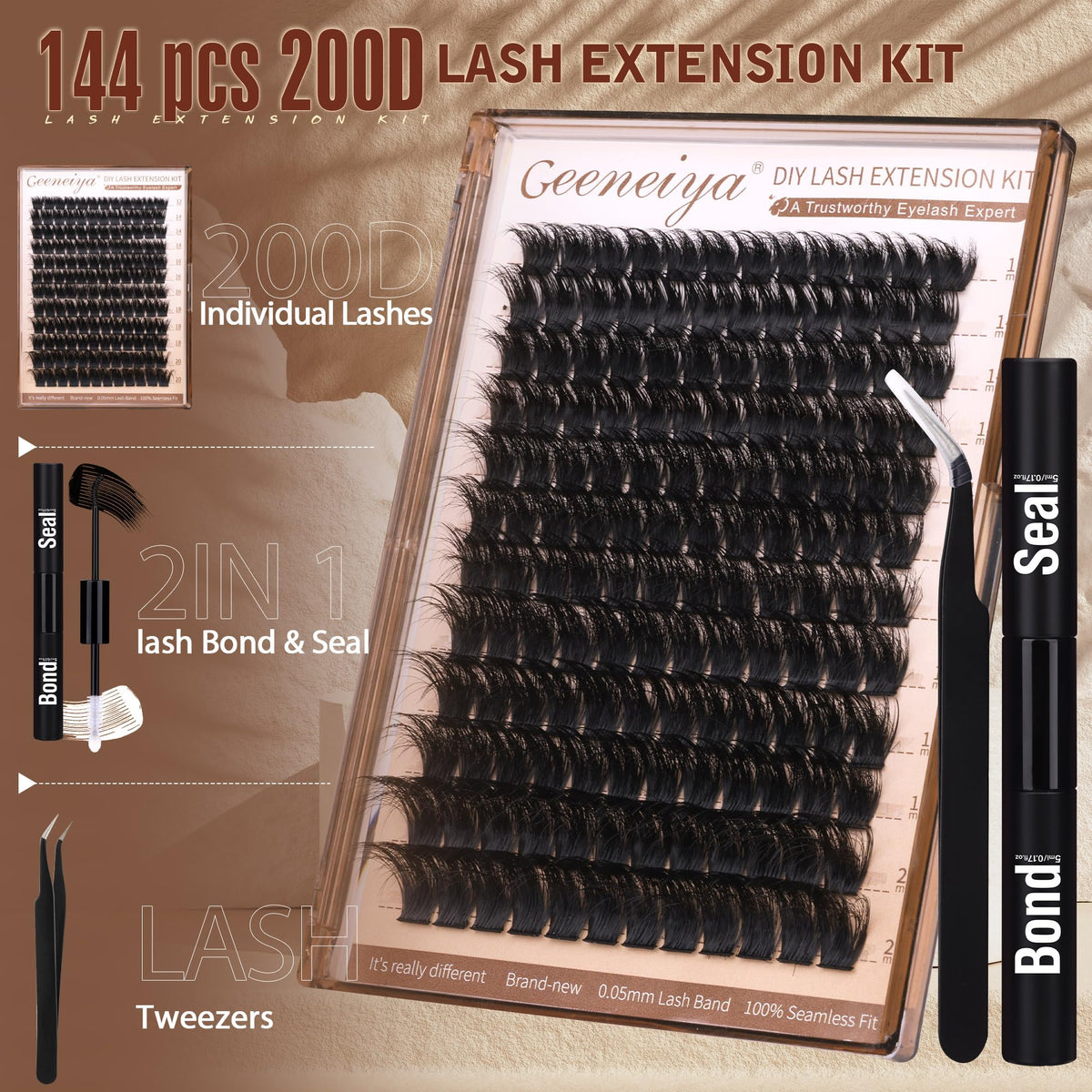 Geeneiya storage tray with sealant showing organized storage and prolonged cluster lifespan