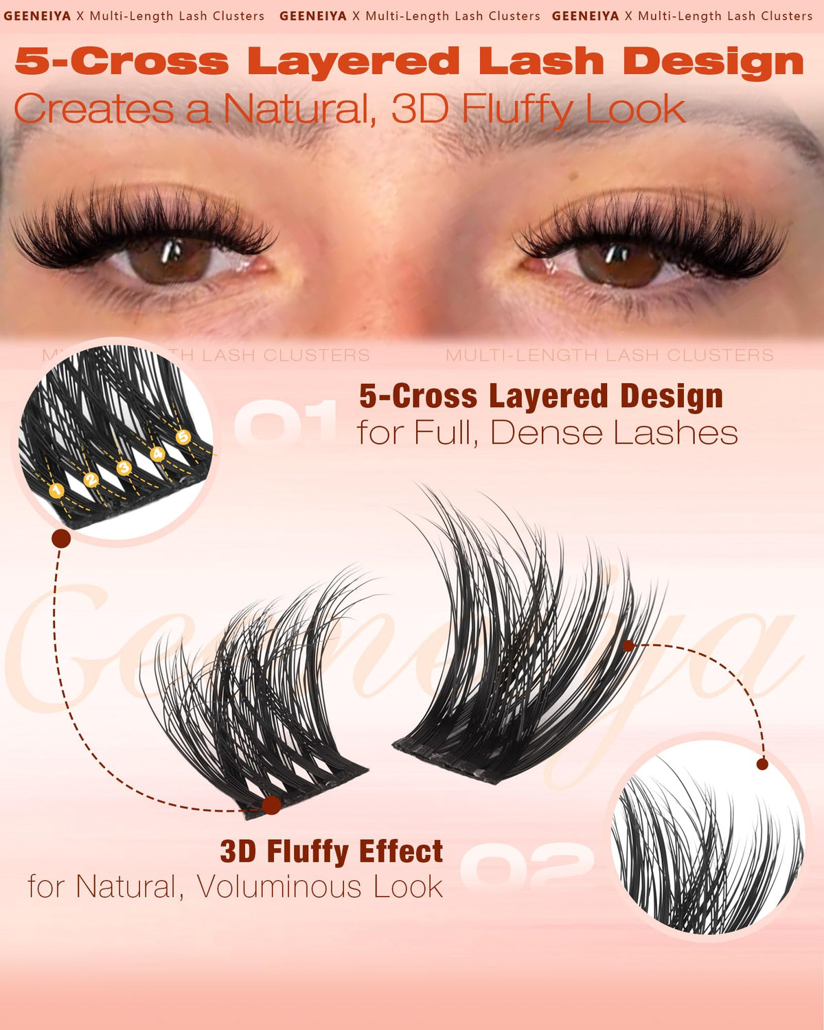 Geeneiya fiber texture detail highlighting lightweight airy finish