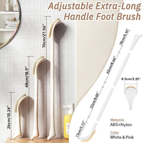 GEENOA adjustable handle fully extended to reduce bending and improve reach