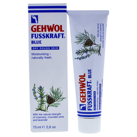 GEHWOL Fusskraft Blue front tube packaging showing size and branding for easy identification and storage