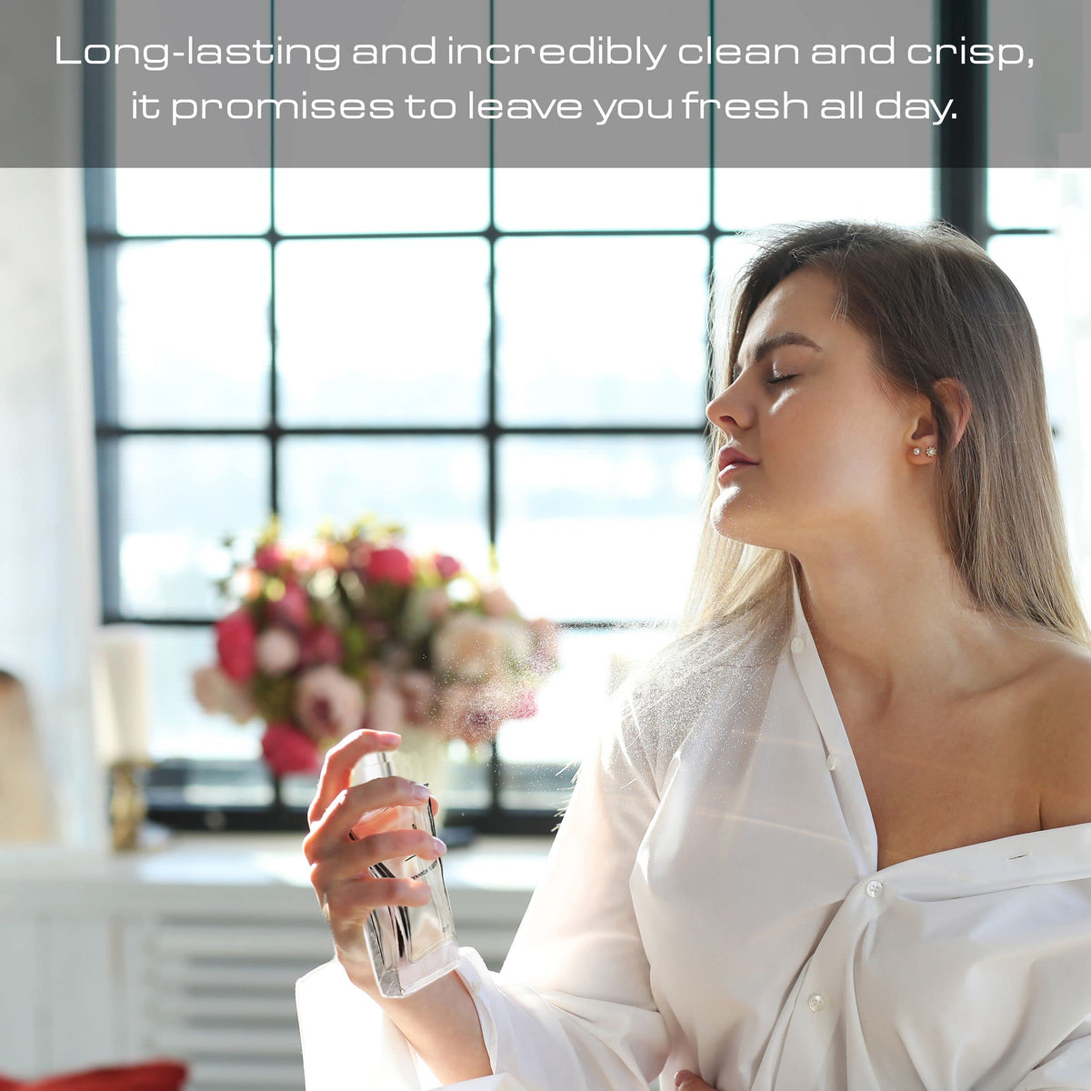 Geir Ness Laila texture detail evoking water and airy freshness benefit