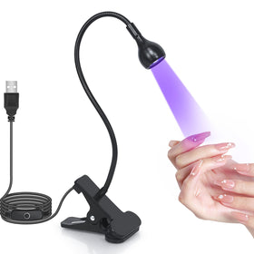 Geisofu front view of compact UV nail lamp showing design and portability benefit
