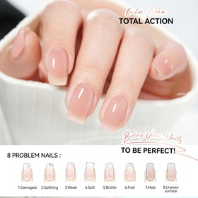 gelike ec polish texture close-up showing smooth ridge-filling formula