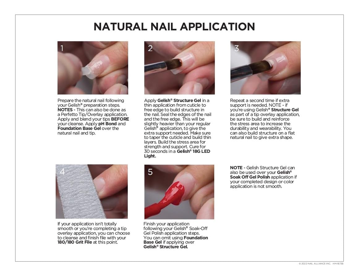 Gelish Structure Gel in a salon setting illustrating professional use and reliable results