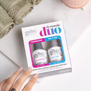 Gelish Top It Off sealer gel texture close-up showing glossy, smooth finish