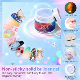 GELLAKTIK silicone 3D mold with six pigment powders for creative designs