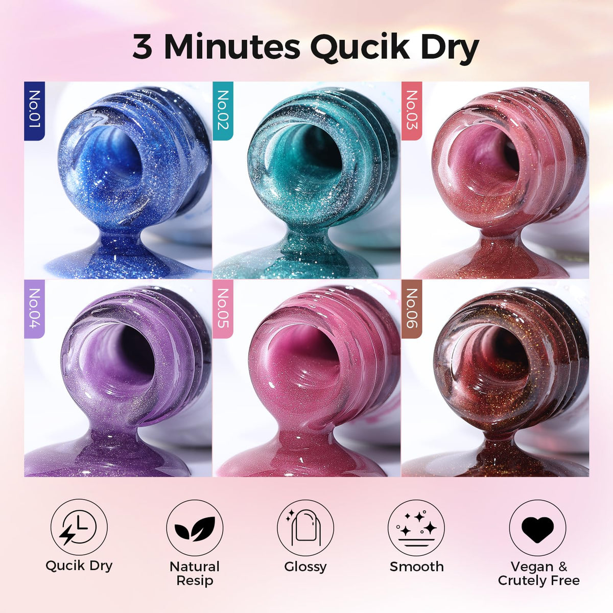 GELLAKTIK bottle cap and label highlighting 5-in-1 formula