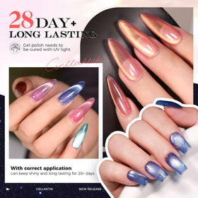 GELLAKTIK brush detail making smooth, streak-free polish strokes