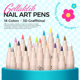 GELLAKTIK close-up of 0.7mm fine tip providing precise line control
