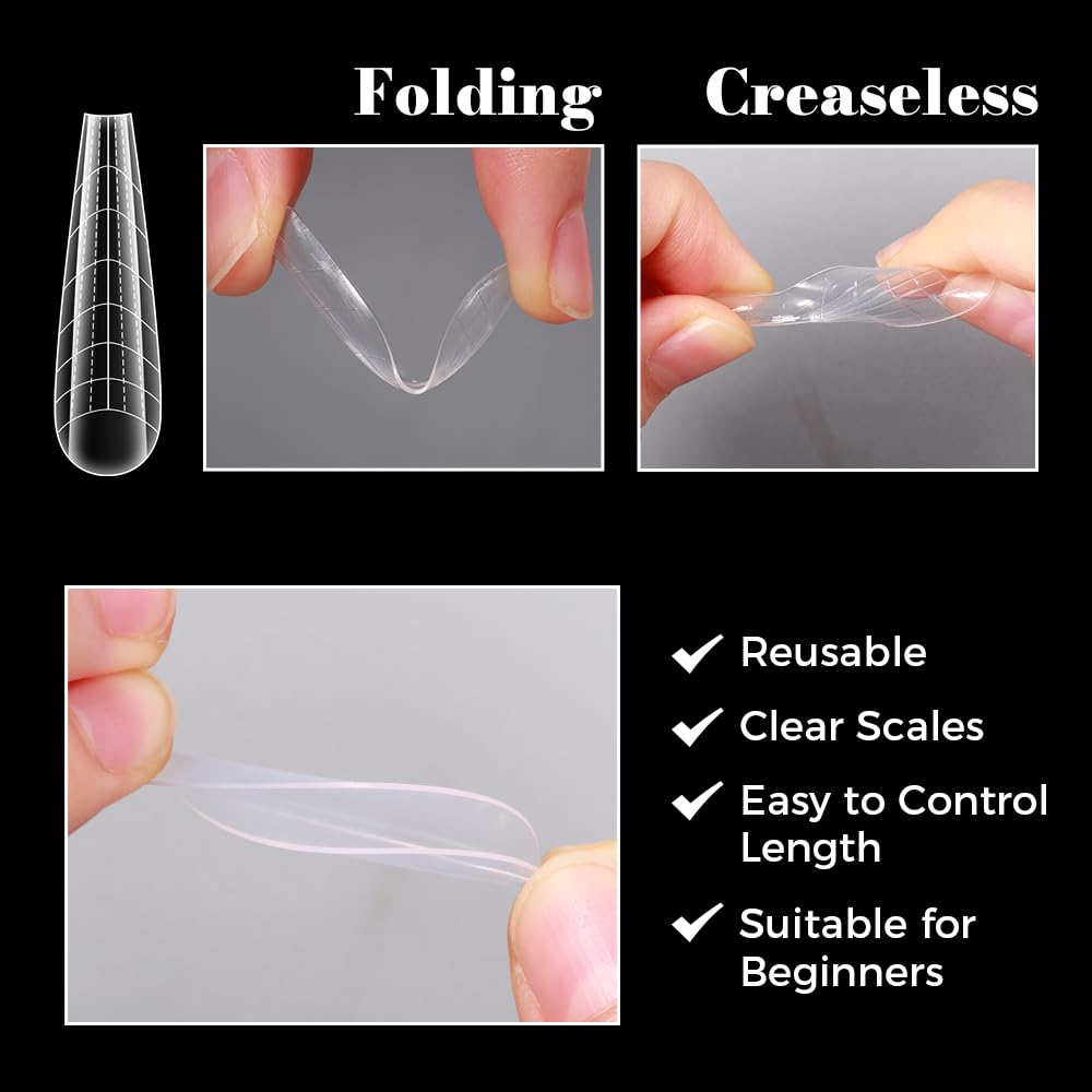 GELLAKTIK dual form in use applying poly gel for smooth application