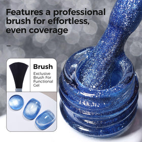 GELLAKTIK lifestyle manicure setting showcasing finished glossy nails