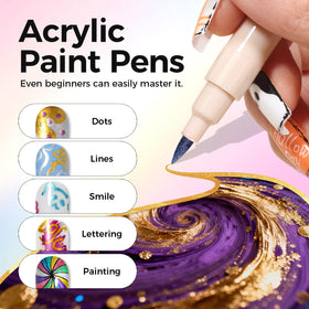 GELLAKTIK lifestyle manicure scene showing pens in use for home salon