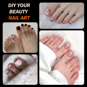GELLAKTIK at-home pedicure scene demonstrating salon-quality results
