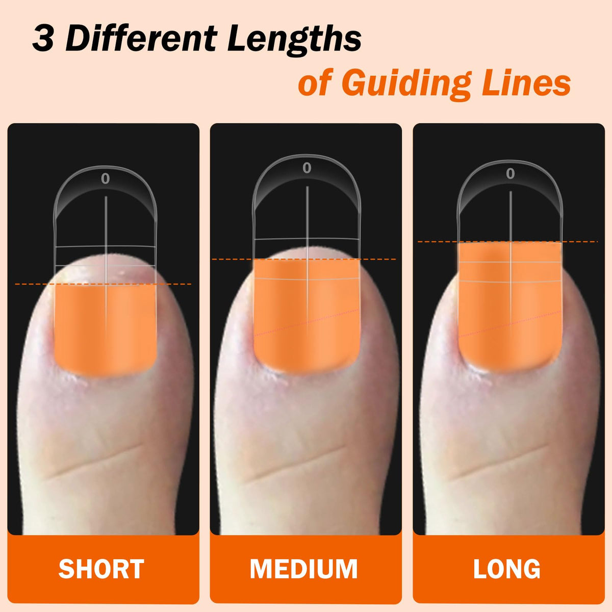 GELLAKTIK numbered size chart detail for quick toe form selection