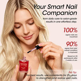 GELLEN application on fingers highlighting fast-dry and instant smoothing benefit