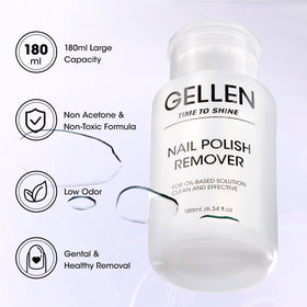 GELLEN bottle with dust-proof cover keeping remover clean