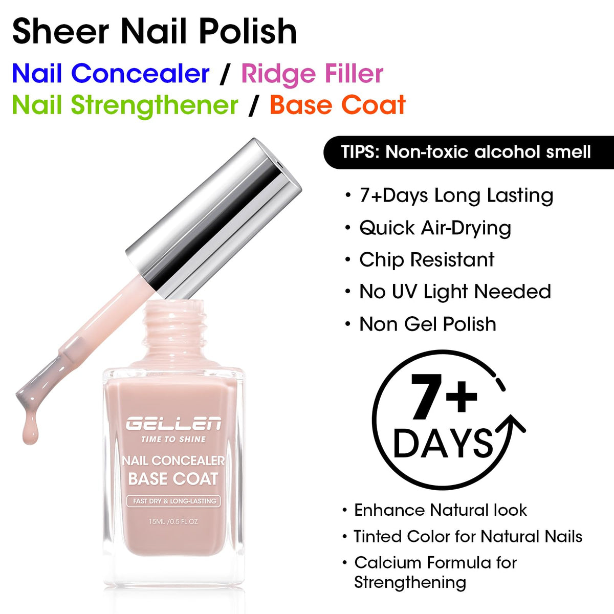 GELLEN brush closeup showing smooth application for even finish