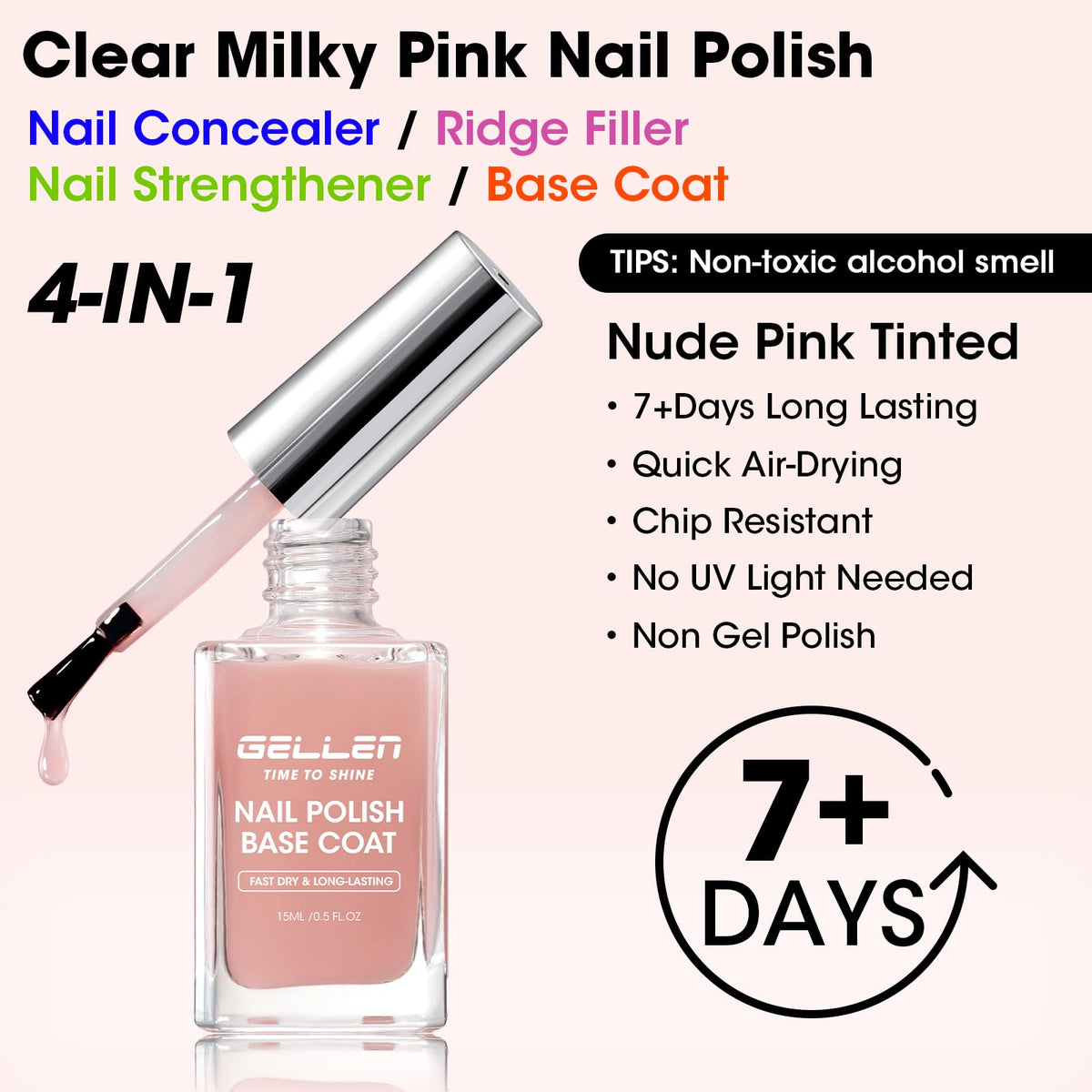 GELLEN brush stroke close-up showing smooth application and coverage
