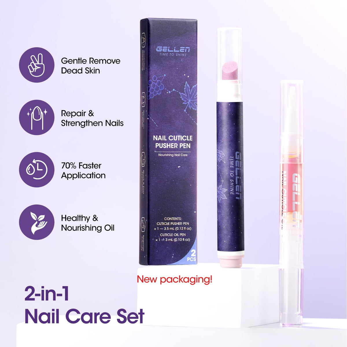 GELLEN ceramic tip close-up highlighting gentle precision and smooth glide