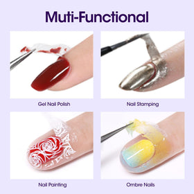 GELLEN cuticle protection demo with neat polish edges and less cleanup