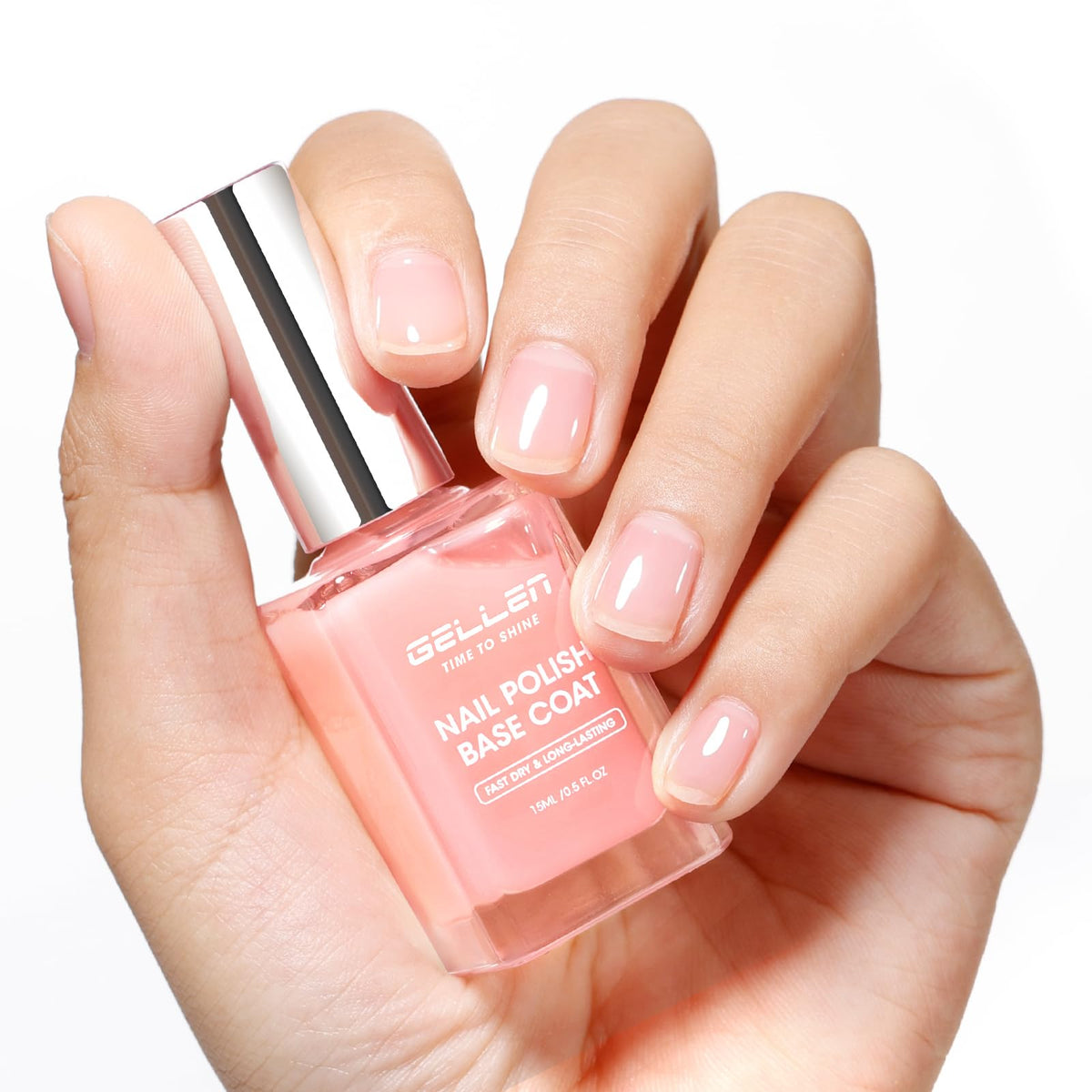 GELLEN front bottle showing clear 4-in-1 polish and packaging benefits