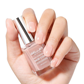 GELLEN front bottle showing sheer nude polish and quick dry benefit