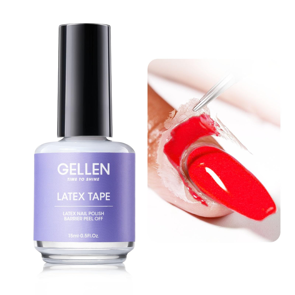 GELLEN front packaging showing 15ml bottle and label, clear product benefit